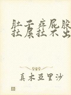 肚子疼屁股疼想拉屎拉不出来怎么回事