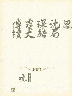 傅霆琛沈思雨后续大结局封面