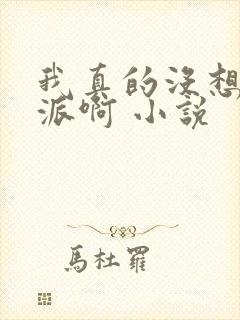 我真的没想当反派啊 小说