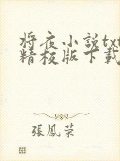 将夜小说txt精校版下载