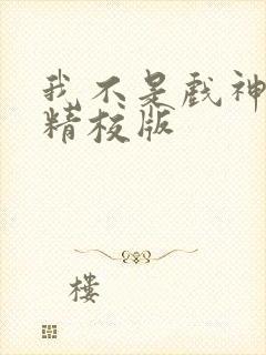 我不是戏神全文精校版