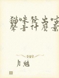 猫咪发出咕噜的声音什么意思