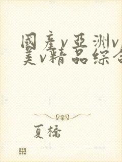 国产v亚洲v欧美v精品综合