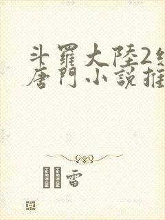 斗罗大陆2绝世唐门小说推荐