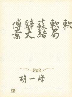 傅辞苏软软沈知意大结局封面