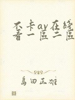 不卡av在线观看一区二区