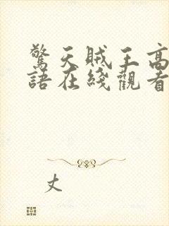 惊天贼王高清国语在线观看免费封面