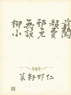 柳无邪超前更新小说免费阅读