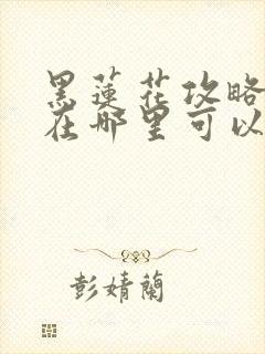 黑莲花攻略手册在哪里可以看