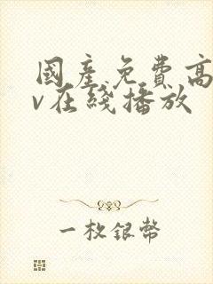 国产免费高清av在线播放