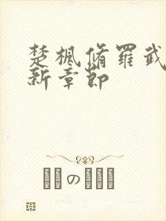 楚枫修罗武神最新章节