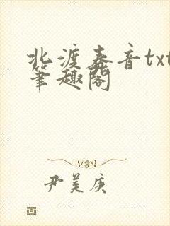 北渡春音txt笔趣阁