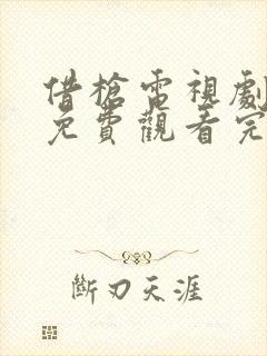 借枪电视剧全集免费观看完整版高清