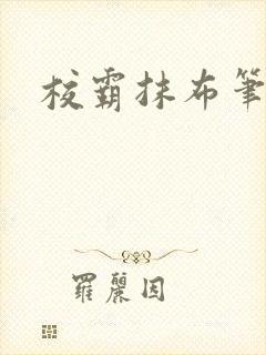 校霸抹布笔趣阁