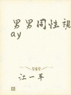 男男同性视频gay封面