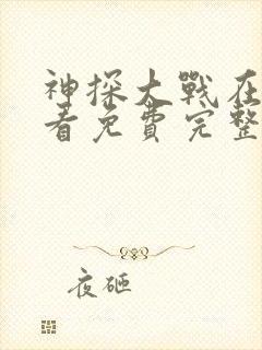 神探大战在线观看免费完整高清