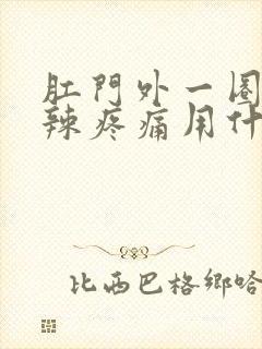 肛门外一圈火辣辣疼痛用什么药