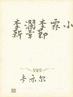 李澜李霖小说最新章节