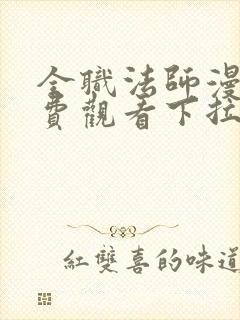 全职法师漫画免费观看下拉式六漫画封面