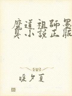 魔道祖师墨香铜臭小说正版全文下载