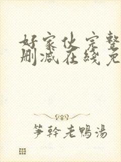 好家伙完整版未删减在线免费观看