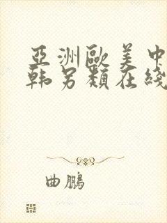 亚洲欧美中文日韩另类在线封面