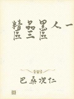 精品黑人一区二区三区