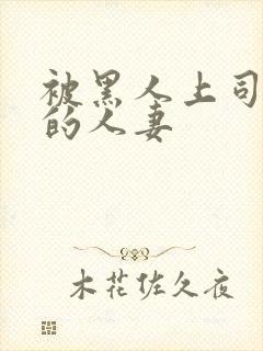 被黑人上司中出的人妻