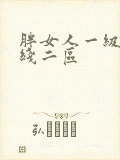 胖女人一级片在线二区
