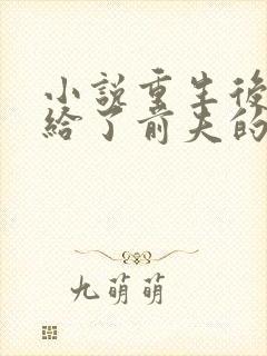 小说重生后我嫁给了前夫的死对头