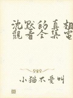 沈默的真相免费观看全集电视剧高清