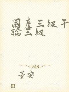 国产三级午夜理论三级封面