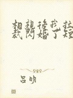 相亲后我拉着总裁闪婚了短剧