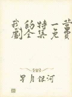 我的特一营电视剧全集免费播放