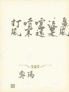 打喷嚏流鼻涕是风寒还是风热感冒