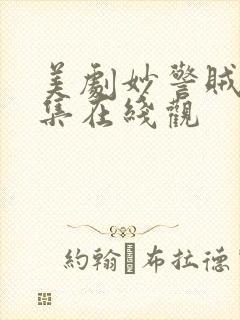 美剧妙警贼探全集在线观