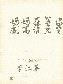 妈妈在等你电视剧高清免费观看