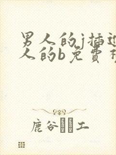 男人的j插进女人的b免费视频