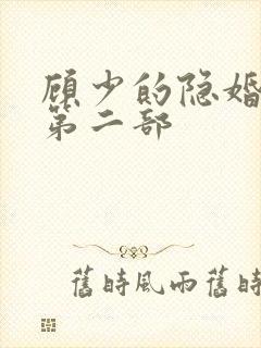顾少的隐婚罪妻第二部