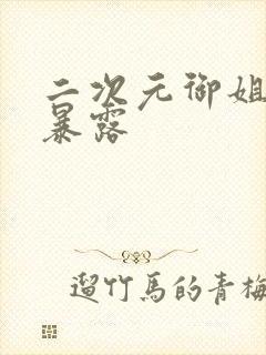 二次元御姐图片暴露封面