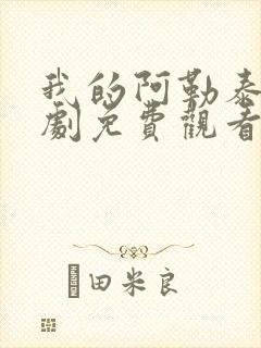 我的阿勒泰电视剧免费观看完整版