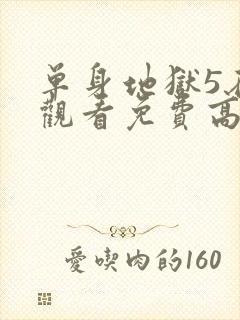 单身地狱5在线观看免费高清封面