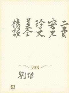 杨美玲安二狗小说全文免费阅读