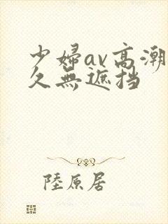 少妇av高潮久久无遮挡封面