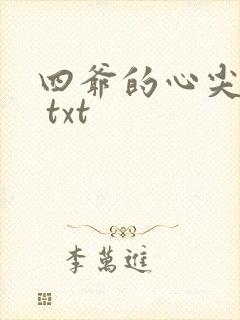四爷的心尖宠妃 txt封面