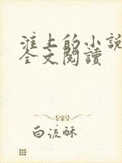 淮上的小说免费全文阅读