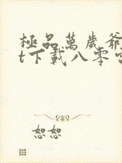 极品万岁爷txt下载八零电子书