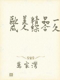 欧美精品一国产成人综合久久