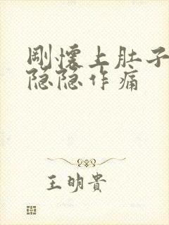 刚怀上肚子有点隐隐作痛封面