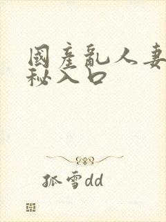 国产乱人妻精品秘入口